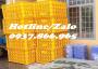 Sọt ship hàng, thùng nhựa có 8 bánh xe, sọt công nghiệp, giá sọt có bánh xe