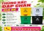 Sỉ lẻ thùng rác nhựa, thùng rác 120l – 240l – 660l giá tốt- lh 0911082000- nơi bán thùng rác giá rẻ