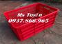 Sọt nhựa, sọt nguyên sinh trong kho lạnh, sọt chứa hải sản