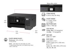 Máy in phun màu Epson Đa chức năng Ecotank L4260 Wifi